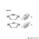 Pastilha de Freio Focus Sedan / Hatch 1.6 / 2.0 16V 2005 / Focus 2.0 sem Se Power Shift / Titanium / Plus 2014 / Volvo V50 / S40 T5 2.4 / 2.5 04 / C30
