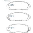 Pastilha de Freio Gwm Haval H6 2022 a 2024 WILLTEC FP855