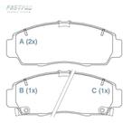 Pastilha de Freio Honda Accord 2008 a 2018 WILLTEC FP641