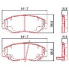Pastilha de Freio Honda Cr-V 2003 a 2020 FERODO HQF-2363AC