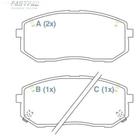 Pastilha de Freio Hyundai Tucson 2006 a 2024 WILLTEC FP740