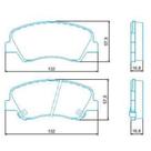 Pastilha de Freio Hyundai Veloster 2011 a 2015 JURID Pastilha de Freio Hyundai Veloster 2011 a 2015 JURID