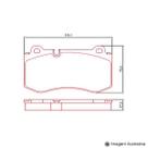 Pastilha de Freio Importada Cl 550 / Cl 600 4.7L - 5.5L V8 06 / 011 sem Alarme