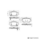 Pastilha de Freio Importada Elantra 1.8L 16V 011 / ... Veloster 1.6L com alarme sonono Pastilha de Freio Importada Elantra 1.8L 16V 011 / ... Veloster 1.6L com alarme sonono