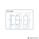 Pastilha de Freio Importada Frontier V6 - 4.0L05 / 09 Pathfinder V6 - 4 com alarme sonono