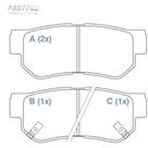 Pastilha de Freio Kia Magentis 2006 a 2010 WILLTEC FP583