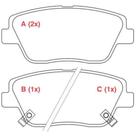 Pastilha de Freio Kia Optima 2012 a 2015 WILLTEC FP170