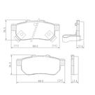 Pastilha De Freio Lonaflex Akebono / Civic / Fit - P-398