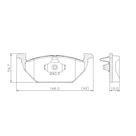 Pastilha De Freio Lonaflex Fox/Golf - P-73