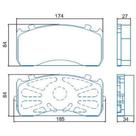 Pastilha de Freio Mercedes Benz Accelo 2003 a 2011 JURID