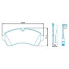 Pastilha de Freio Mercedes Benz Sprinter Chassi 2012 a 2024