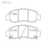 Pastilha de Freio Mitsubishi Eclipse Cross 2018 a 2024