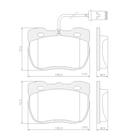 Pastilha de Freio NA38880 90 Defender Discovery Range Rover /98 Dianteira
