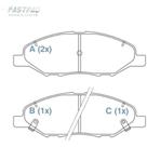 Pastilha de Freio Nissan Livina 2010 a 2015 WILLTEC FP718