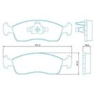 Pastilha de Freio Peugeot 208 2013 a 2016 JURID HQJ-2279
