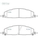 Pastilha de Freio Ram 2500 2021 a 2024 WILLTEC FP763