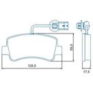 Pastilha de Freio Renault Master 2013 a 2024 JURID HQJ-2318A