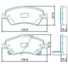 Pastilha de Freio Toyota Corolla 2008 a 2024 JURID HQJ-2229A