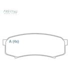 Pastilha de Freio Toyota Hilux Sw4 2005 a 2024 WILLTEC FP611