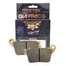 Pastilha de Freio Traseira Cb 600f Hornet Sem Abs 2008-2018 Diafrag Pro Tech Racing (Metálica)
