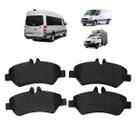 Pastilha de freio traseira mercedes benz sprinter 311 415 2012 a 2019 rodado simples sem sensor