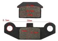 Pastilha De Freio Traseira Mini Quadriciclo 90cc 125cc