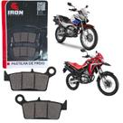 Pastilha de freio traseiro iron honda nx falcon 400 nx4 400i 1999 a 2015
