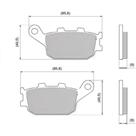 Pastilha de Freio Traseiro Yamaha Xj6 F 2009 a 2017 DIA-FRAG
