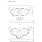 Pastilha de Freio Volkswagen Cross Up! 2014 a 2016 JURID Pastilha de Freio Volkswagen Cross Up! 2014 a 2016 JURID