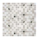 Pastilha de Mármore e Vidro Quadrados 1,5cm Diamond Glass Mosaic 6mmx30cmx30cm (Placa)