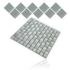 Pastilha De Vidro Adesiva Kit 10 Uni Parede Banheiro Lavabo Cozinha Sala Decorativa Reforma Requintado Facil Aplicacao
