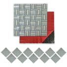 Pastilha De Vidro Adesiva Kit 11 Uni Parede Banheiro Box Sala Decorativa Moderna Reforma Requintado Facil Aplicacao