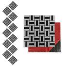 Pastilha De Vidro Adesiva Kit 11 Uni Parede Cozinha Sala Banheiro Decorativa Moderna Requintado Reforma Facil Aplicacao