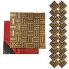 Pastilha De Vidro Adesiva Kit 20 Uni Parede Cozinha Banheiro Sala Decorativa Aplicacao Facil Moderna Requintado Reforma