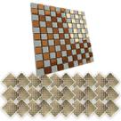 Pastilha De Vidro Adesiva Kit 30 Uni Cozinha Lavabo Banheiro Sala Decorativa Moderna Reforma Requintado Facil Aplicacao Pastilha De Vidro Adesiva Kit 30 Uni Cozinha Lavabo Banheiro Sala Decorativa Moderna Reforma Requintado Facil Aplicacao