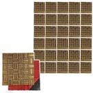 Pastilha De Vidro Adesiva Kit 30 Uni Parede Banheiro Cozinha Decorativa Moderna Reforma Requintado Facil Aplicacao