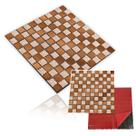 Pastilha De Vidro Adesiva Para Parede Cozinha Banheiro Sala Decorativa Moderna Requintado Reforma Aplicacao Facil Pastilha De Vidro Adesiva Para Parede Cozinha Banheiro Sala Decorativa Moderna Requintado Reforma Aplicacao Facil