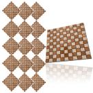 Pastilha De Vidro Autocolante Kit 15 Uni Parede Cozinha Box Banheiro Sala Decorativa Facil Aplicacao Requintada Moderna Pastilha De Vidro Autocolante Kit 15 Uni Parede Cozinha Box Banheiro Sala Decorativa Facil Aplicacao Requintada Moderna