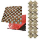 Pastilha De Vidro Autocolante Kit 20 Uni Parede Cozinha Box Banheiro Sala Decorativa Facil Aplicacao Requintado Moderna