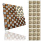 Pastilha De Vidro Autocolante Kit 30 Uni Parede Cozinha Banheiro Decorativa Facil Aplicacao Reforma Moderna Requinte