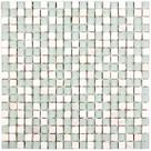 Pastilha de vidro com pedra GS102 - GLASS STONE VERDE 31x31cm 8mm