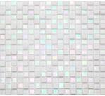 Pastilha de vidro com pedra MT721 - MATISSE BRANCO FURTACOR 30x30cm