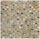 Pastilha de vidro craquelada D334 - DIAMOND BEGE 30x30cm