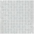 PASTILHA DE VIDRO CRAQUELADA IC01 - ICE BRANCA 30x30cm
