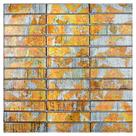 Pastilha de Vidro Evolution Orange 9,5X2,3 Placa 30X30cm - 1313121003