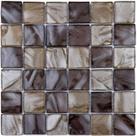 Pastilha de vidro J04 - JUNSUI MARROM 30x30cm 8mm