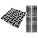Pastilha De Vidro Kit 10 Uni Autocolante Parede Banheiro Cozinha Decorativa Facil Aplicacao Moderna Reforma Requintado