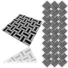 Pastilha De Vidro Kit 30 Uni Autocolante Parede Banheiro Cozinha Decorativa Facil Aplicacao Moderna Reforma Requintado Pastilha De Vidro Kit 30 Uni Autocolante Parede Banheiro Cozinha Decorativa Facil Aplicacao Moderna Reforma Requintado