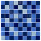 PASTILHA DE VIDRO MIX6 - MISC. BLUE WHITE 29,2x29,2cm