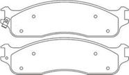 Pastilha Dianteira Dodge RAM 1500 2500 3500 2127